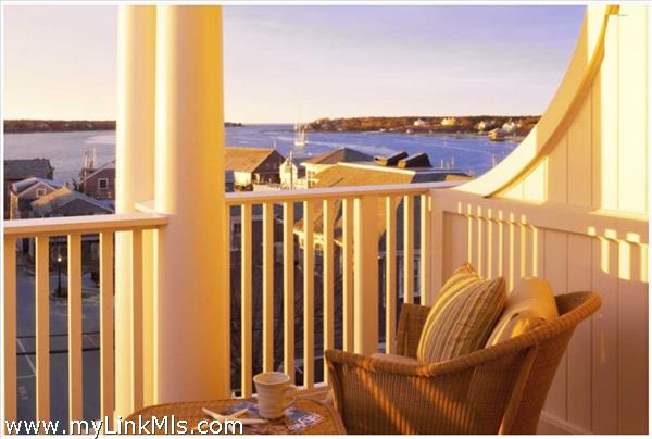 Sunrise from the private balcony.