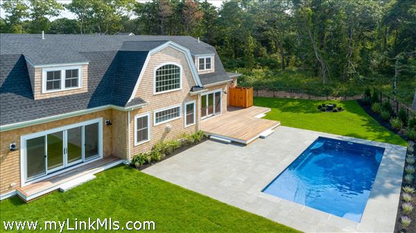 Sample rear exterior with pool