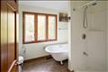 Full bath with claw foot tub
