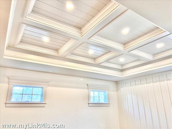 COFFERED CEILING IN LOFT