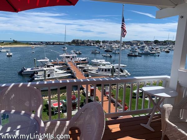 Dramatic water views across the harbor to Chappy and Cape Cod