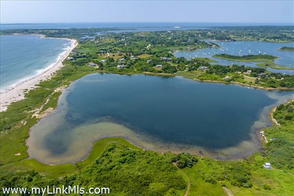 Overooking Stonewall Pond and the Atlantic Ocean beyond