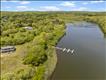 Aerial view of the association dock and boat slips
