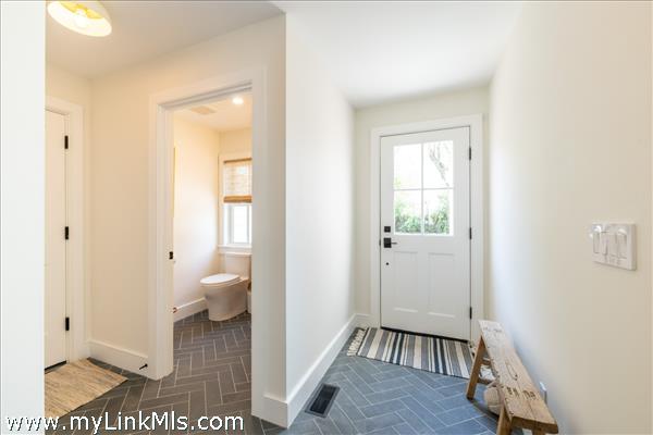 Mudroom and half bath