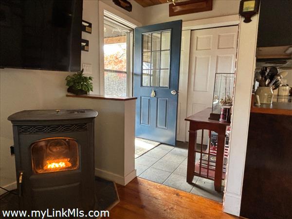 Pellet Stove that keeps the home warm all winter long