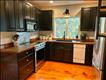 Wide Plank Wood Floors in  the Kitchen
