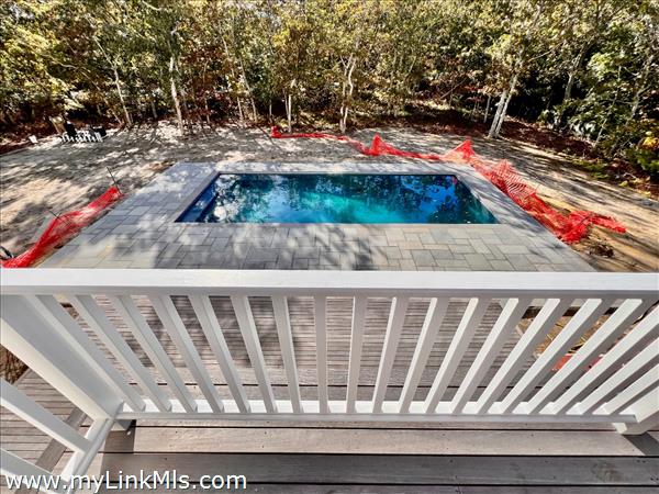 Pool From Balcony | Upstairs Deck - Actual House