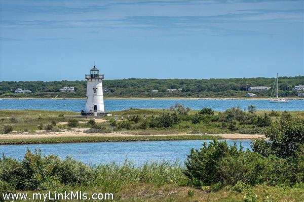 Edgartown Lighthouse view from Harborview front porch