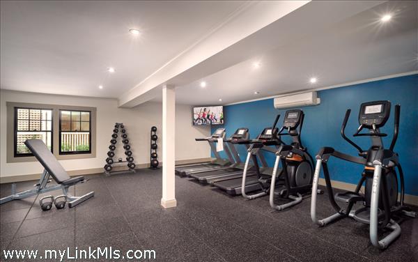 Complimentary gym at Harbor View Hotel