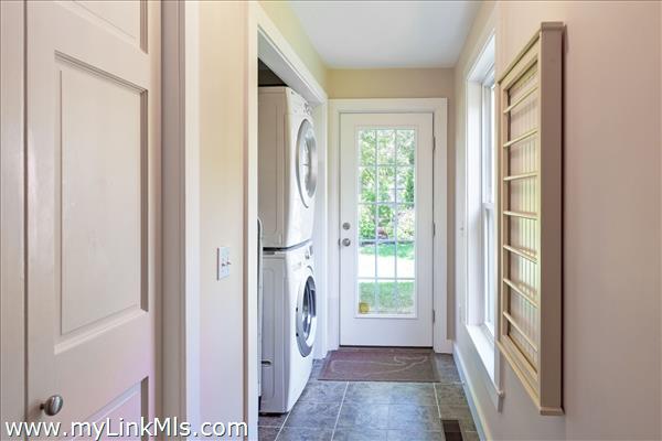 Mudroom with laundry