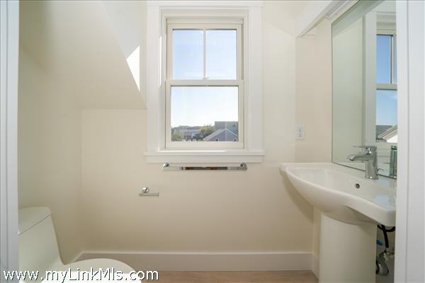 2nd floor powder room..
Bright and comfortable with an active view!