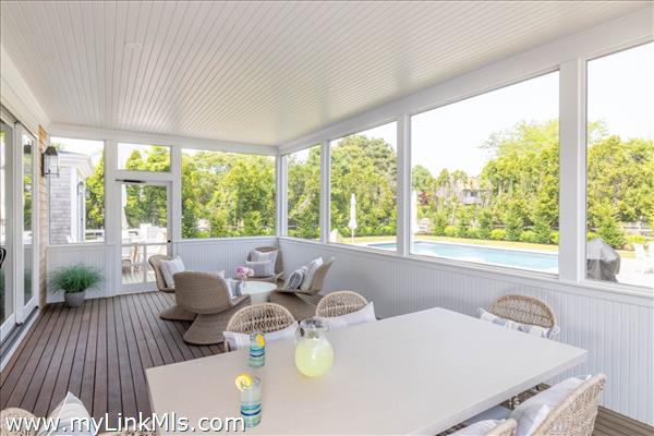 Screened porch