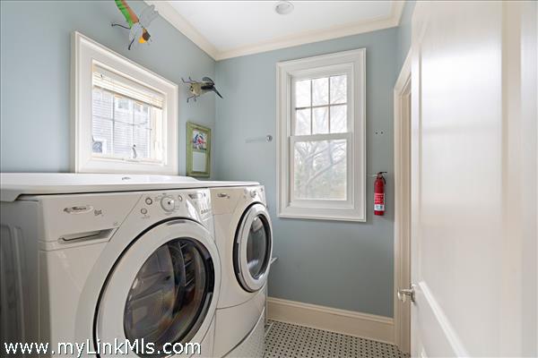 Laundry room by the kitchen
