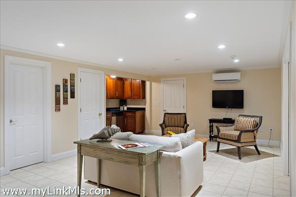 Lower level den
