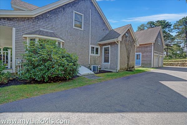 Driveway on right side of home