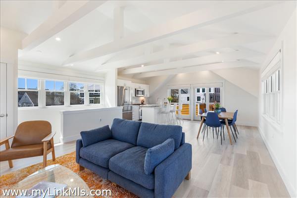 Living room with waterviews