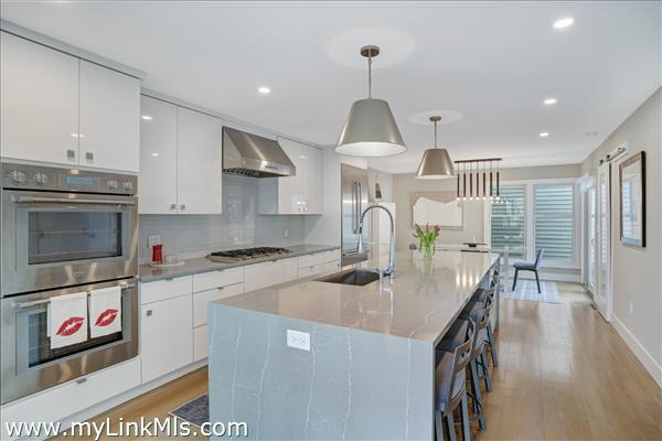 Well-appointed kitchen with Thermador appliances.