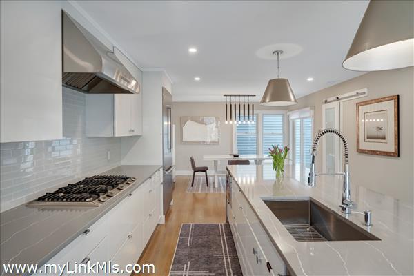Well-appointed kitchen with Thermador appliances.