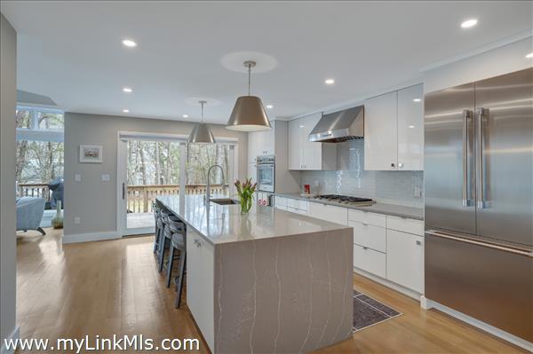 Well-appointed kitchen with Thermador appliances.