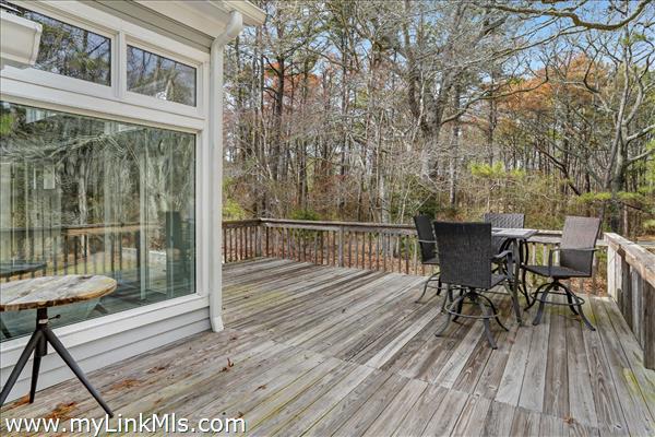 Expansive wrap-around deck.
