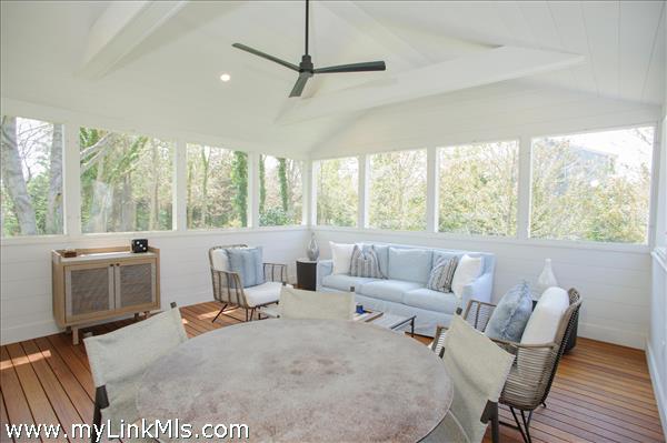 3 season screened porch 16' X 16'