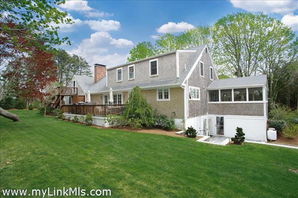 Backyard with walkout entrance to basement