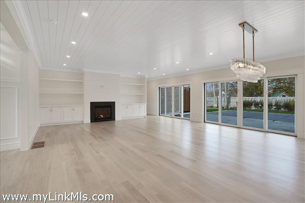 Great room with gas fireplace