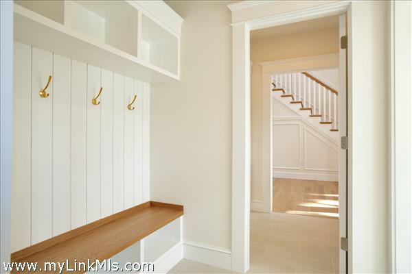 mudroom off attached garage