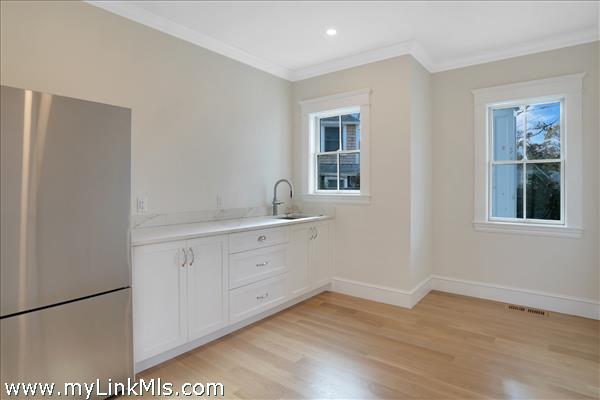 Large walk in pantry with extra full refrigerator and sink