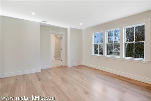 2nd floor middle guest bedroom with private full bathroom