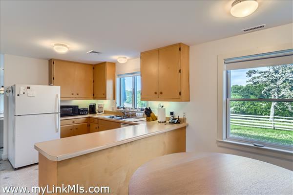 freshly painted kitchen