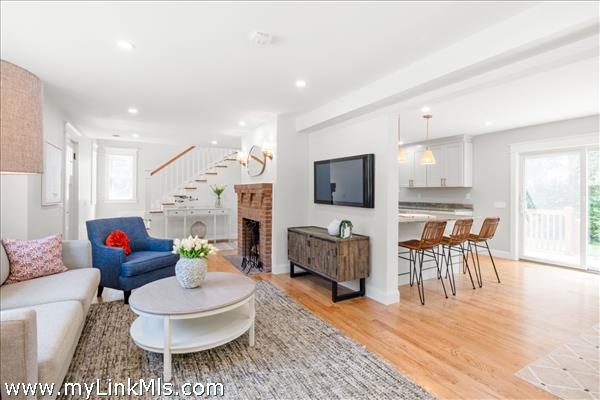 Living room and kitchen view
