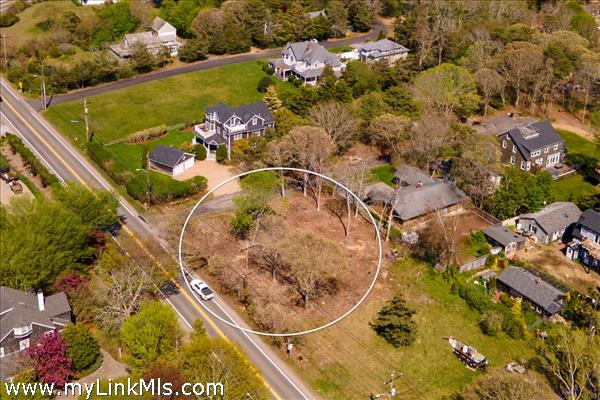corner lot circle estimates lot area