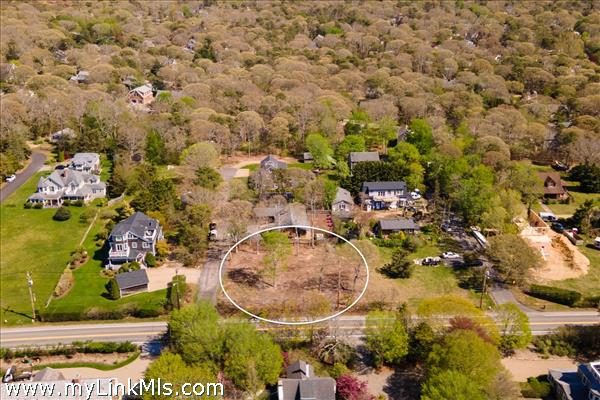 corner lot circle estimates lot area