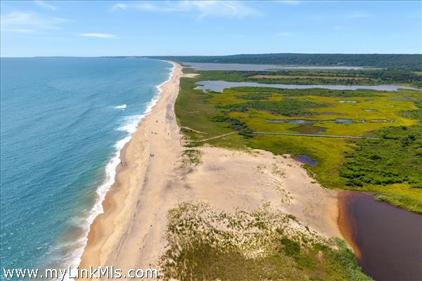 Views of Black Point Beach.