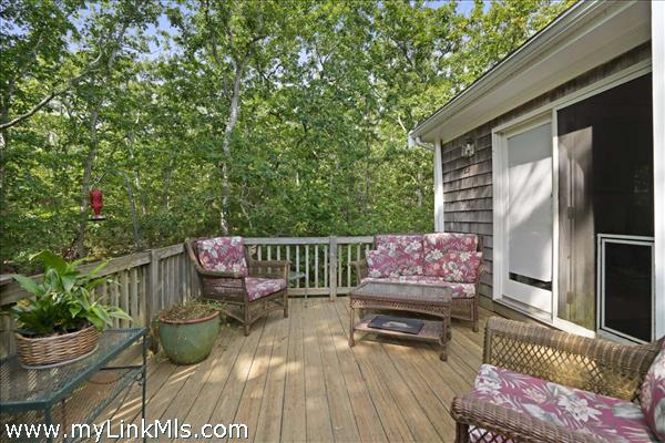Main House side deck
