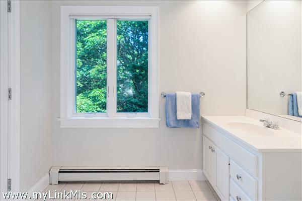 half bath off living room