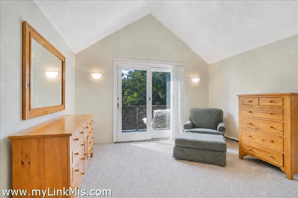primary en-suite private lounge with private exterior deck