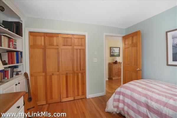 Bedroom off the second floor living room