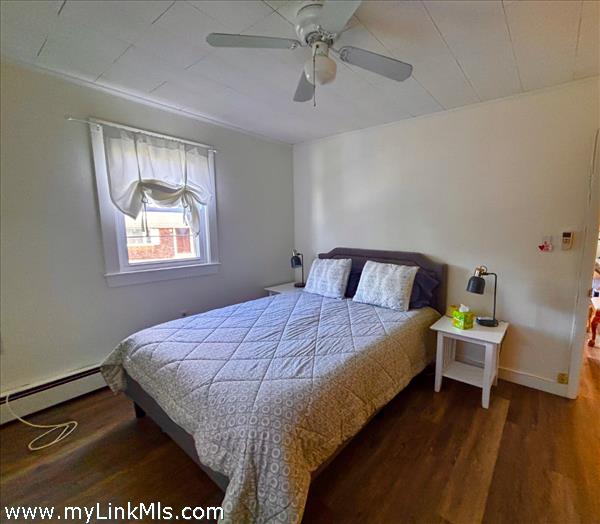 Queen Size Bed in Bedroom #1 with updated Flooring