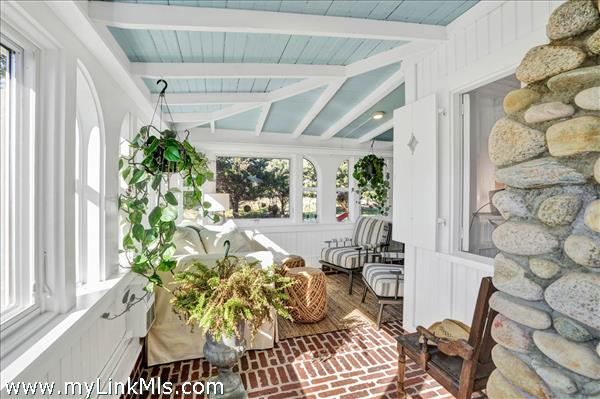 Enclosed front porch