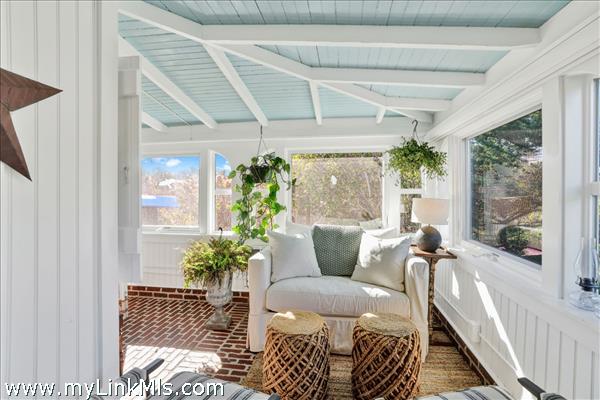 Enclosed front porch