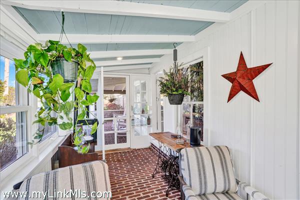 Enclosed front porch