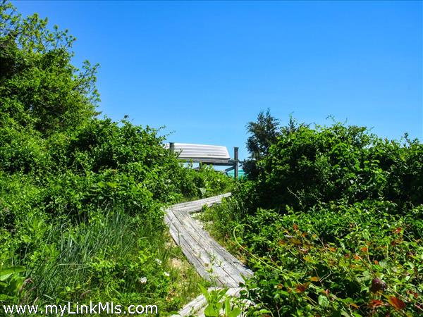 Private path to beach
