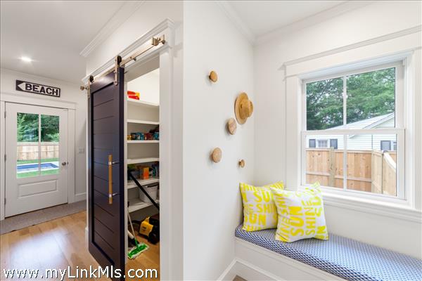 mudroom area