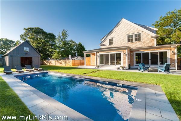Heated saltwater pool