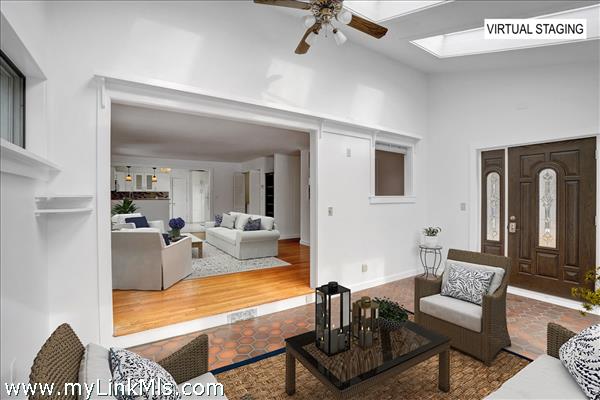 Main House Sun Room to Living Room