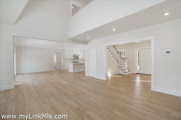 Open dining and living room