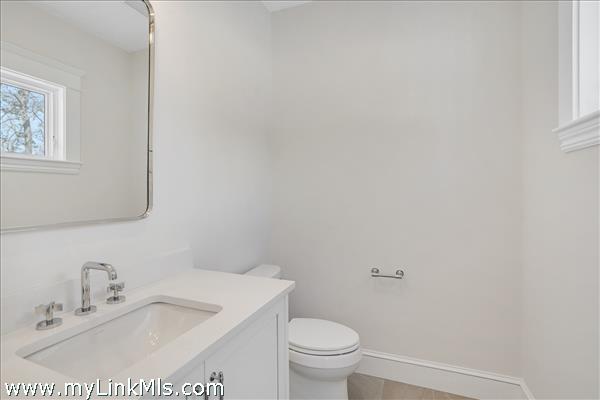 1st floor half bath