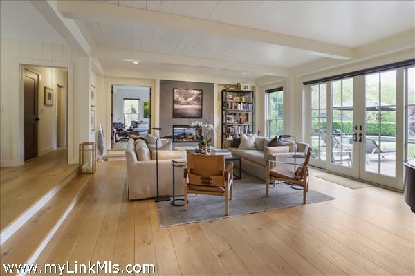 sunken living room